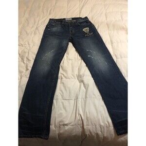 Aeropostale Mens Size 28x30Jeans Straight Leg Blue Dark Wash